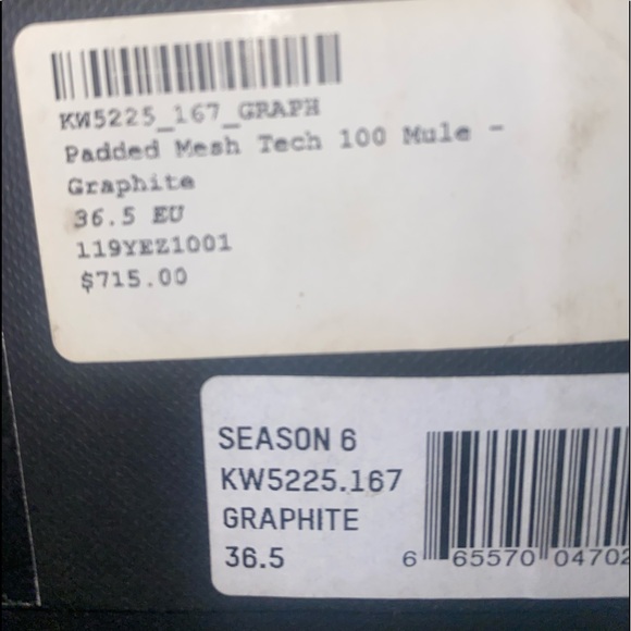 Yeezy mule open toe sandal heels SZN 6 - Picture 5 of 16